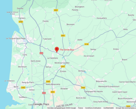 Carte localisation THE SMILE BOX